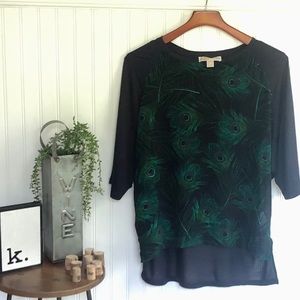 Michael Kors Beautiful Peacock T-Shirt